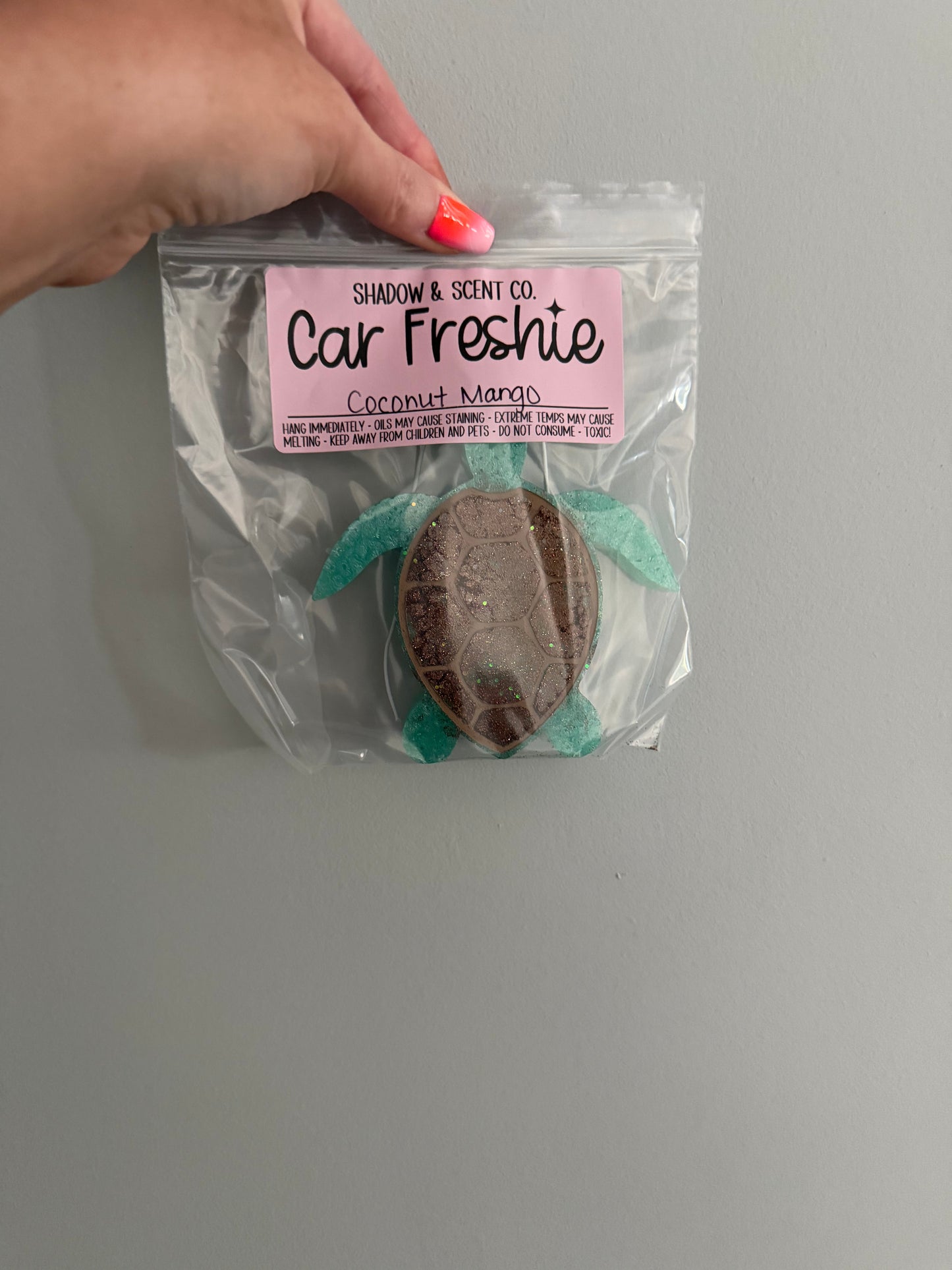 Coconut Mango car freshie