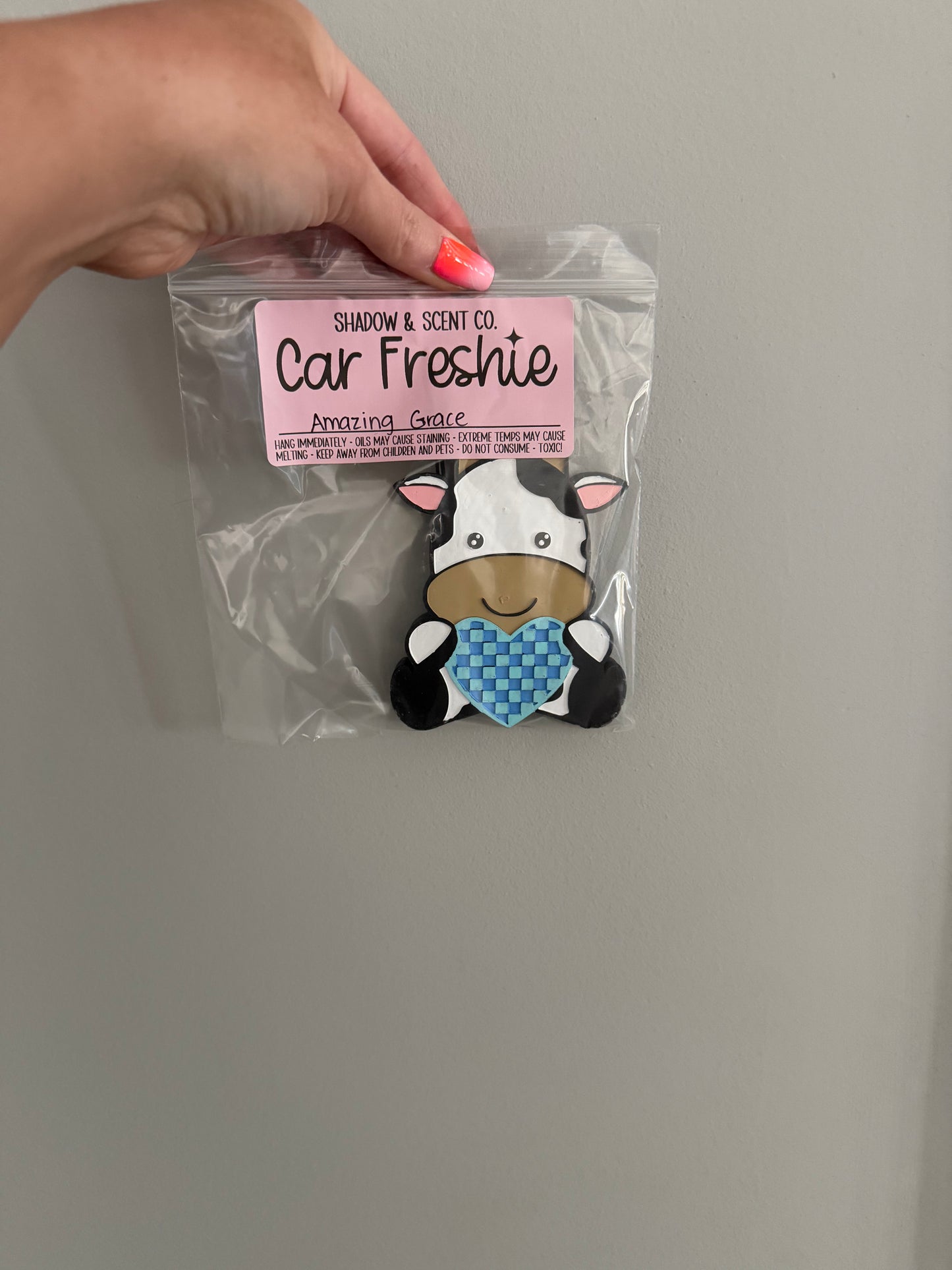 Amazing grace car freshie