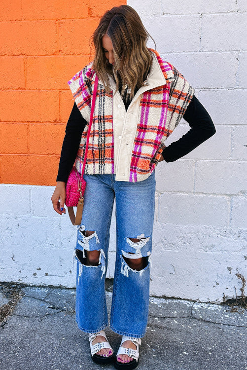 First Frost Plaid Vest