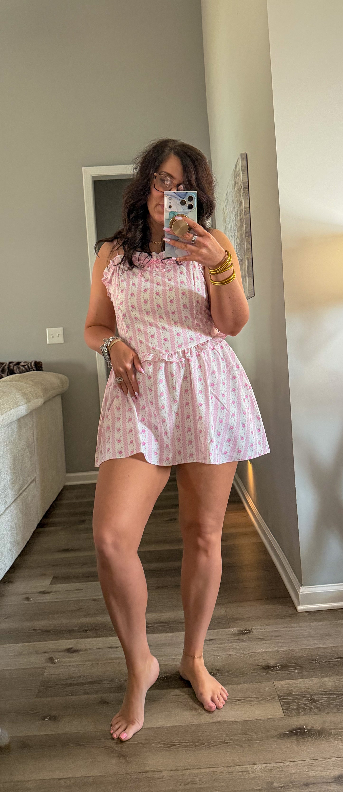 Petals and Lace Romper