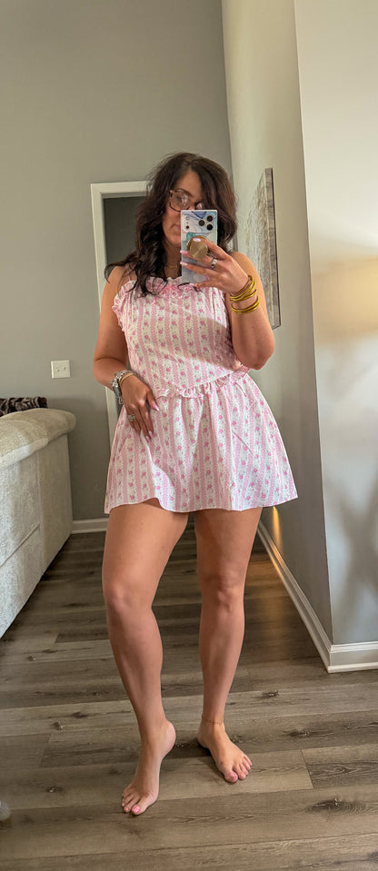 Petals and Lace Romper