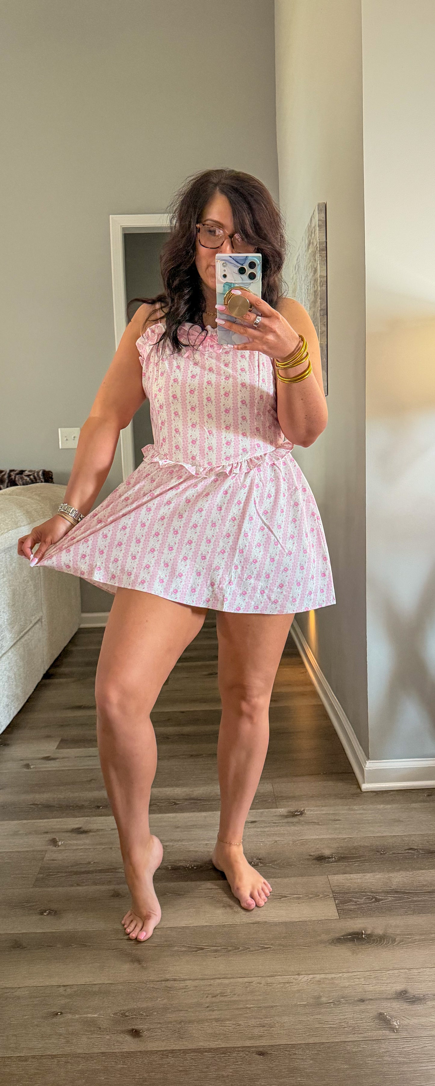 Petals and Lace Romper
