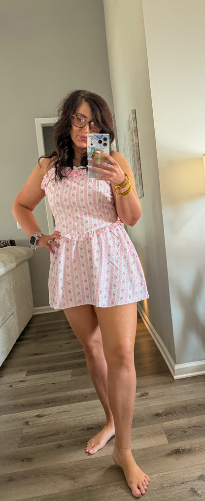 Petals and Lace Romper