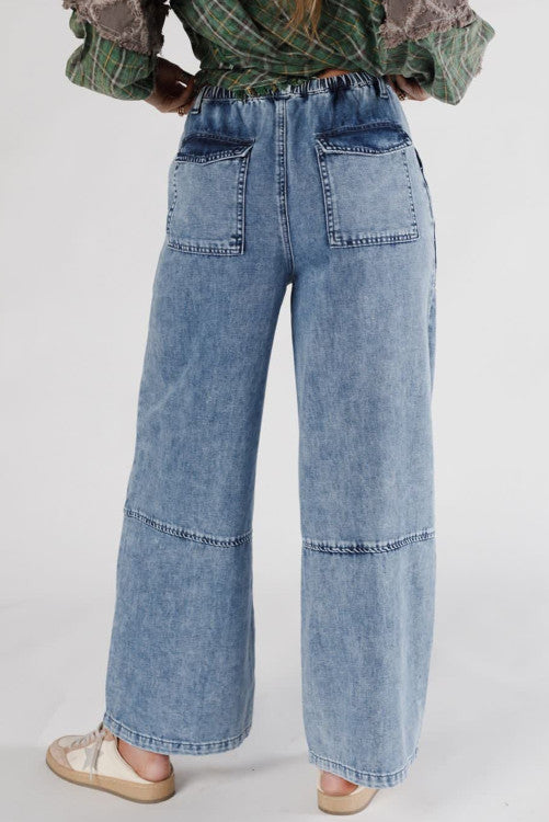 Downtown Ease Wide-Leg Denim
