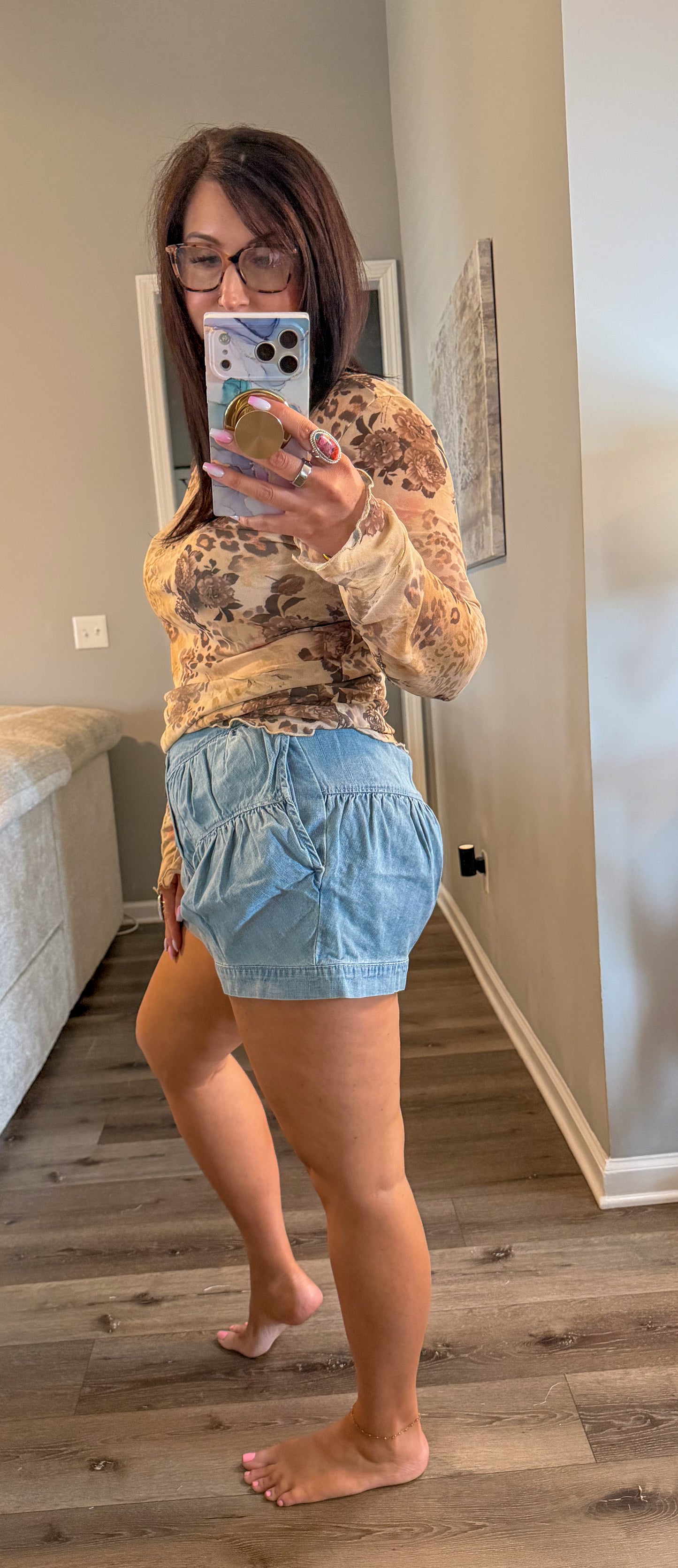 Pleaded Shorts