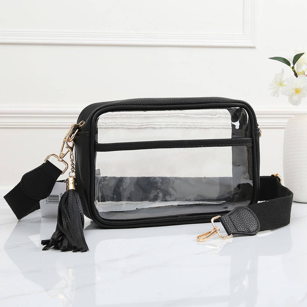 Clear stadium crossbody
