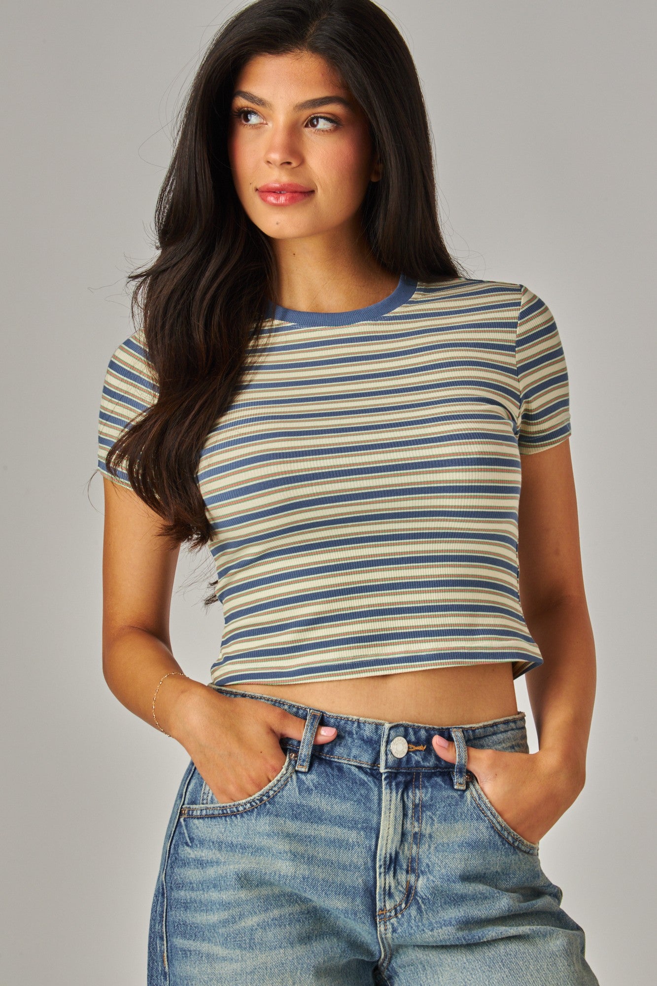 Saltwater stripe tee
