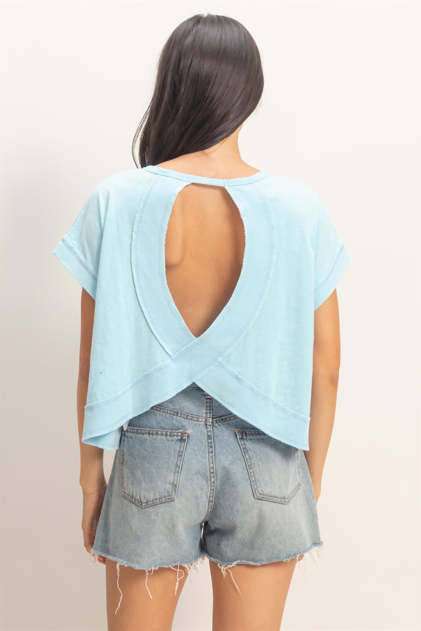 Sweet Escape open back tee