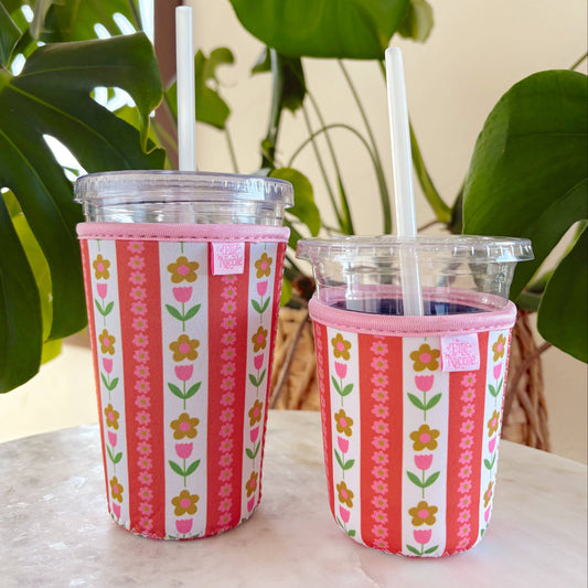 Tulip Stripes - Iced Drink Sleeve