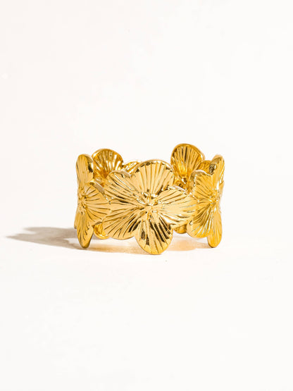 Josée 18K Gold Non-Tarnish Flower Ring